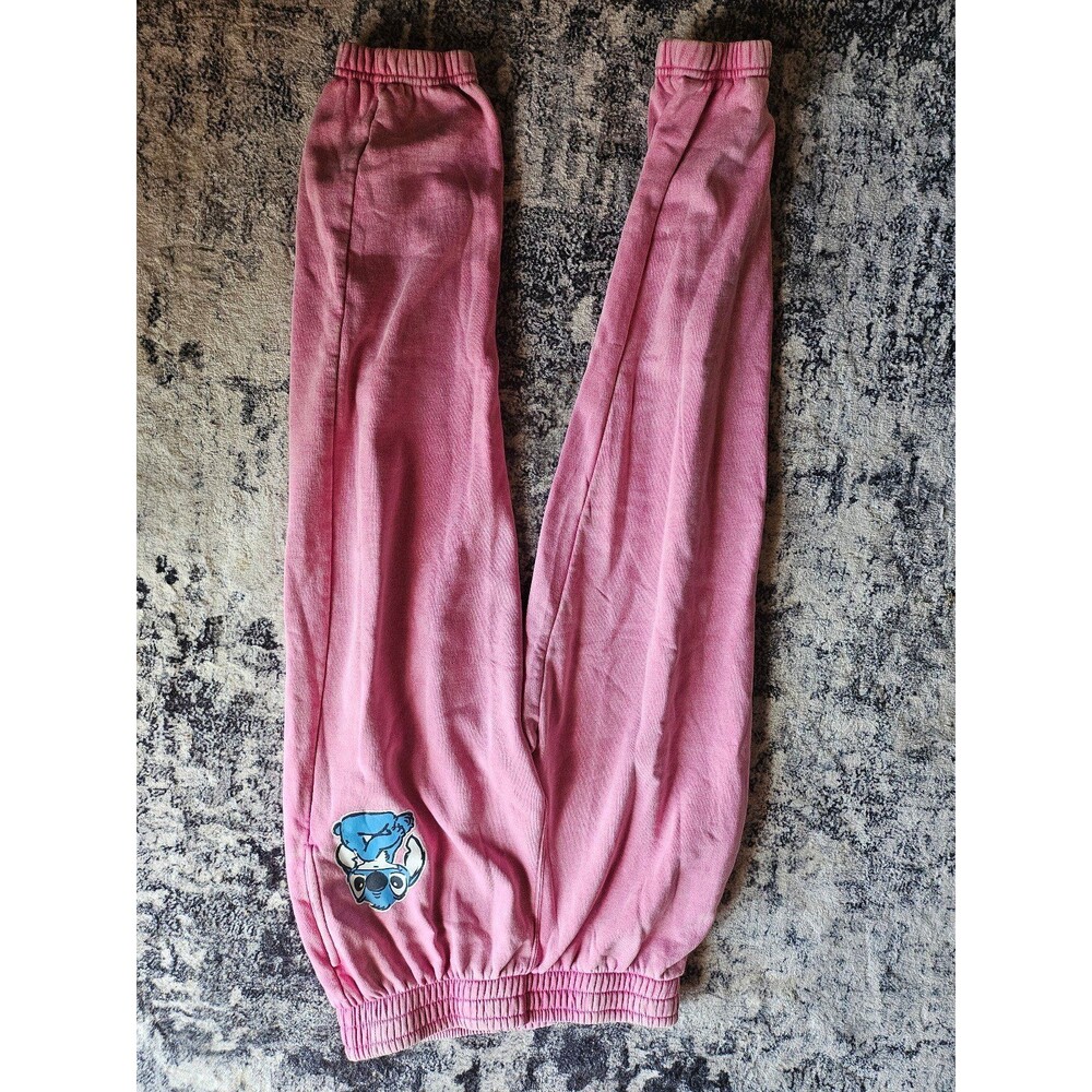 Primark Pink Track Joggers with Stitch, Disney